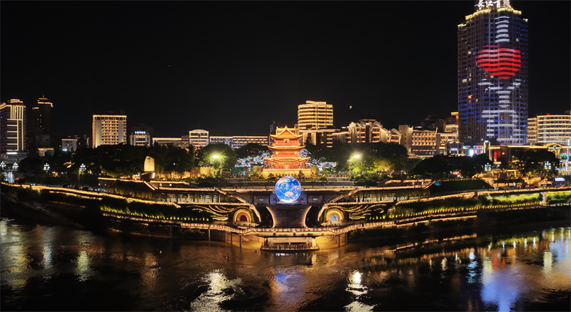 三江汇合处合江门。翠屏区融媒体中心供图