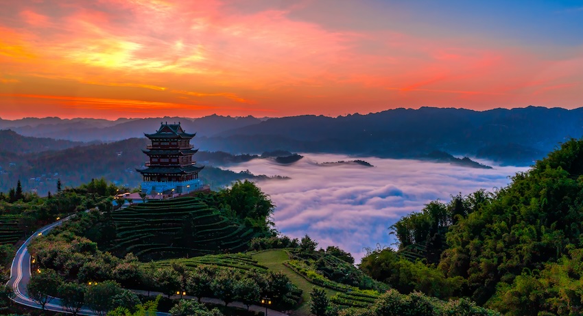 宜宾市屏山县八仙山旅游景区。屏山县委宣传部供图