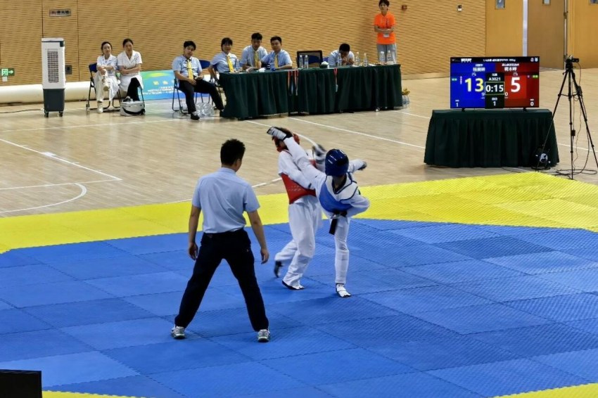 成都市残疾人跆拳道运动队实现历史性突破，斩获6金5银5铜。成都市残联供图