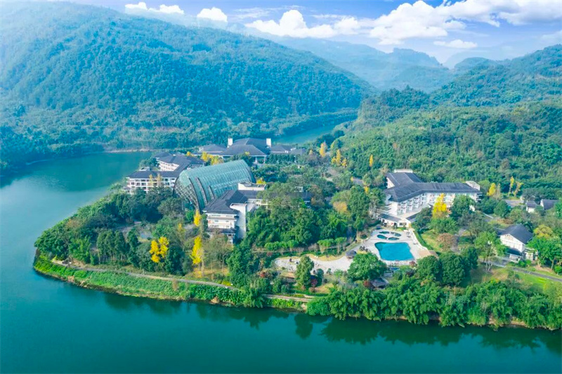 長寧竹海世外桃源度假酒店。主辦方供圖