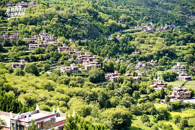 甲居藏寨全景。凌勇杰供图
