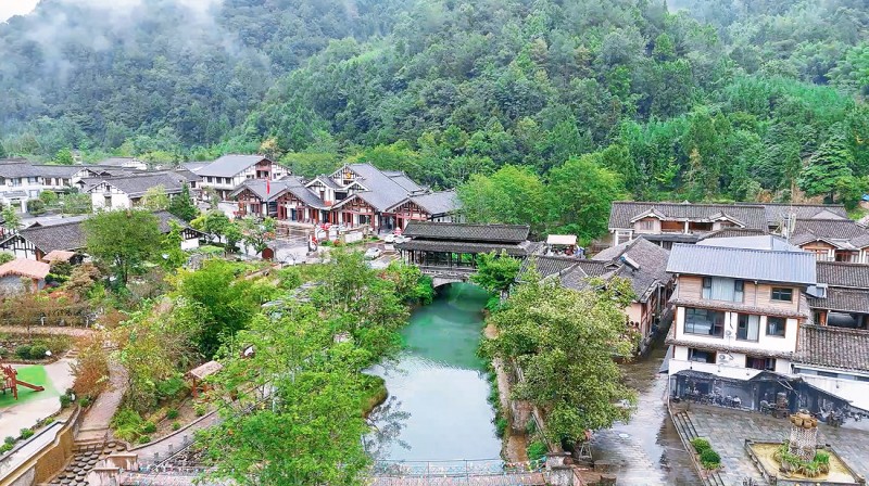 月坝村一角。张洁供图