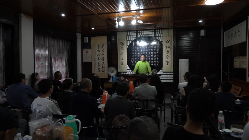评书。昭化区融媒体中心供图