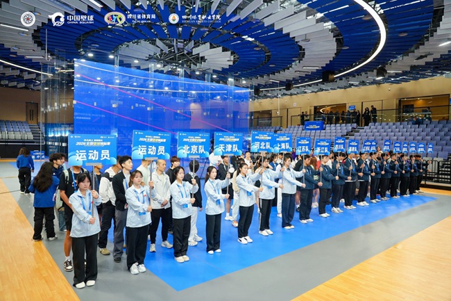 2026全國壁球錦標賽在空港興城·臨江之原亞洲壁球訓練基地正式開幕。主辦方供圖