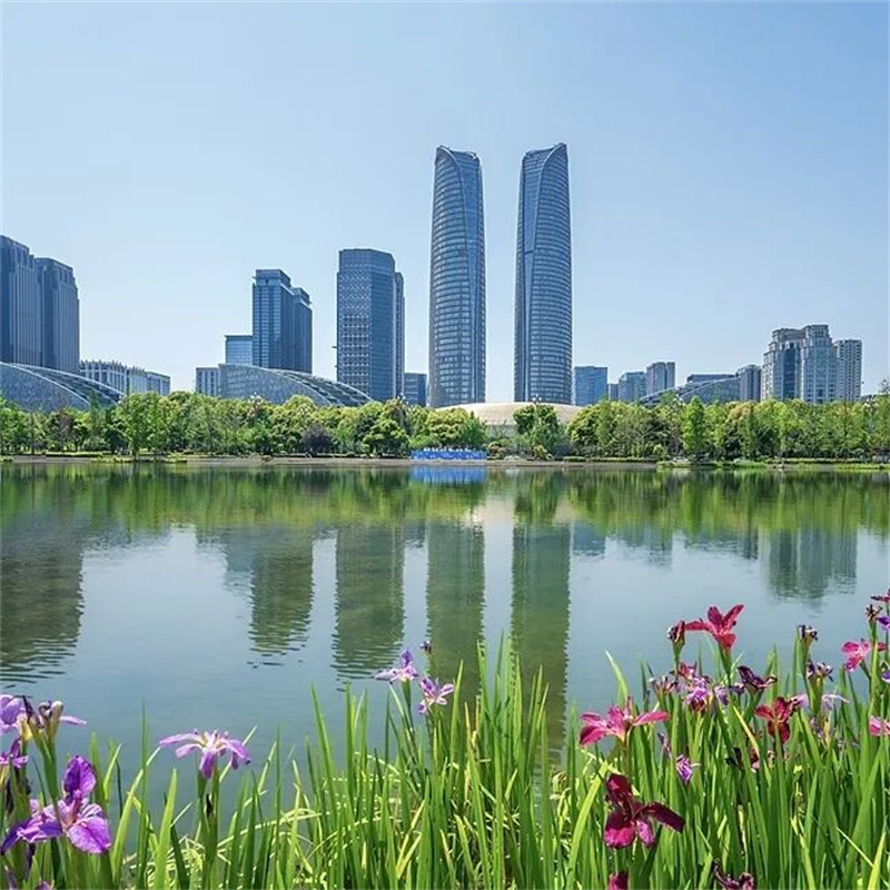 成都雙子塔。成都文旅供圖