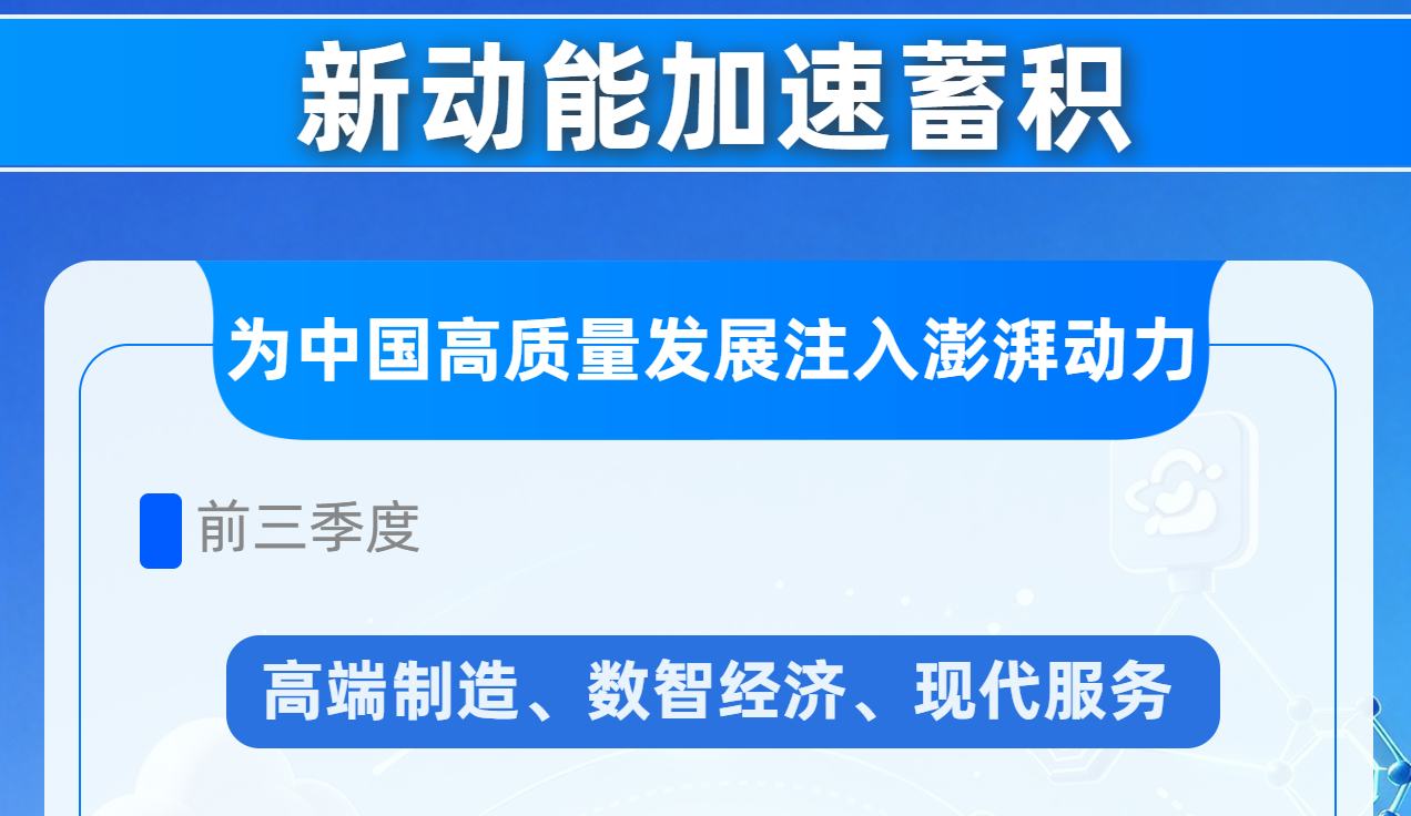 前三季度先进制造业支撑作用明显