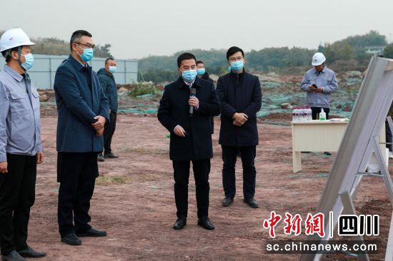 调研督导现场。沿滩融媒 供图