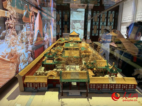 “天工匠心——宁寿宫花园的历史与守护”展览现场。人民网记者 韦衍行摄